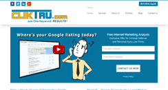 Desktop Screenshot of cliktru.com